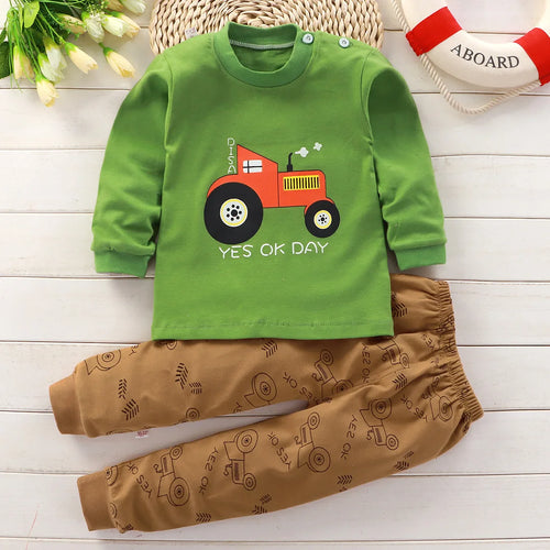 Pyjama für Jungs Langarm Top + Hose - Meloni2