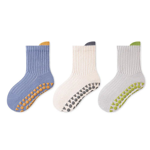 3 Paar Antirutsch Kinder Socken - Meloni2
