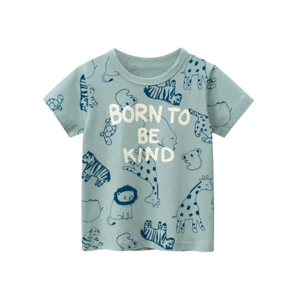 Kinder T-Shirt für Jungen Mädchen Kinder Shirts Baby Kurzarm - Meloni2