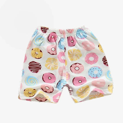 Children Shorts for Boys Girls Kids Clothes Cotton Solid Breathable - Meloni2