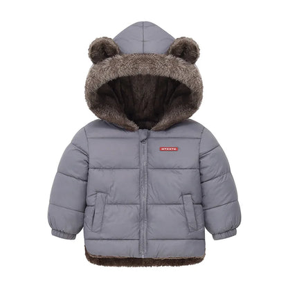 Baby Jungen Mädchen Jacke mit Kapuze Baumwolle - Meloni2