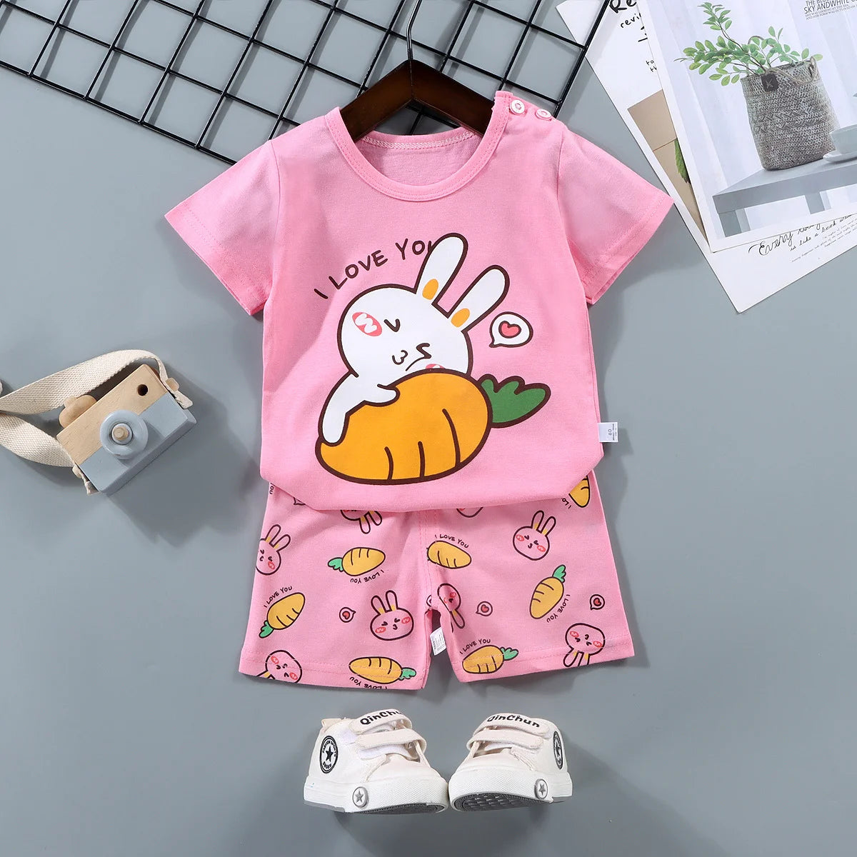 Outfit T-Shirt mit Hose für Jungs und Mädchen - Meloni2