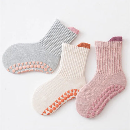 3 Paar Antirutsch Kinder Socken - Meloni2