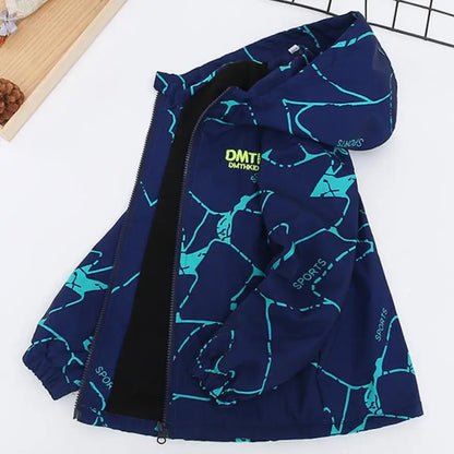 Outdoor Jacke für Jungs Wasserfest - Meloni2
