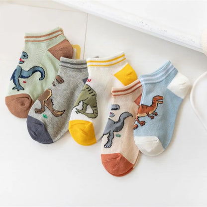 5 Paar Socken für Jungs mit Dinos - Meloni2