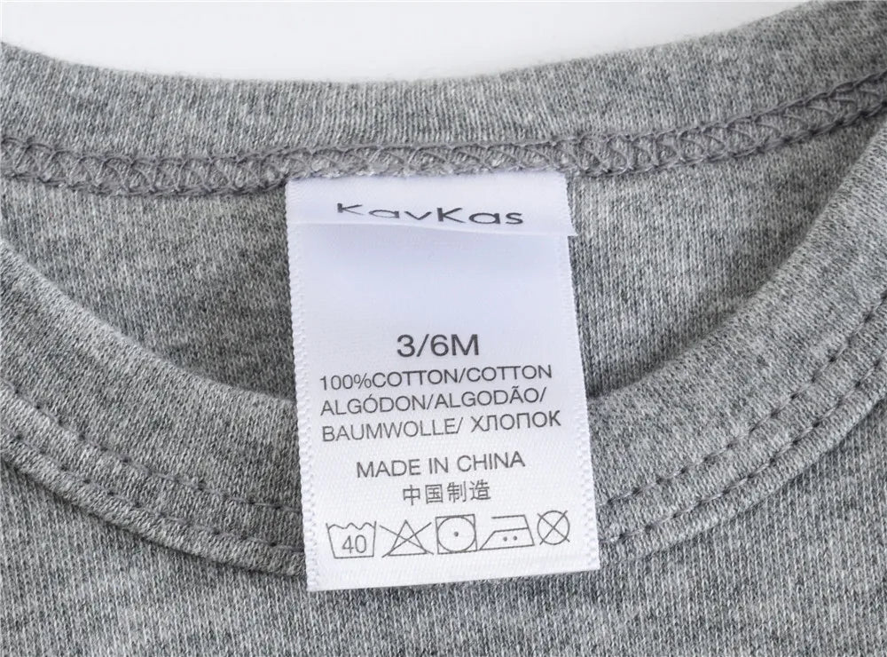 Baby Bodys für Jungs und Mädchen 3 Stück Langarm - Meloni2