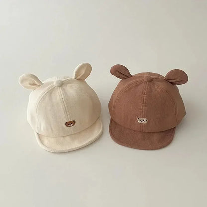 Frühling Sommer Kinder Bär Baby Baseball Caps - Meloni2