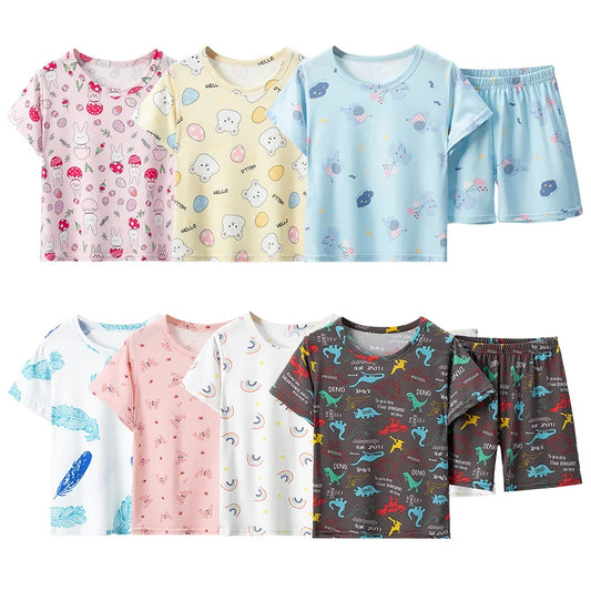 2-teilig Kinder Outfit Dinosaurier Kurz