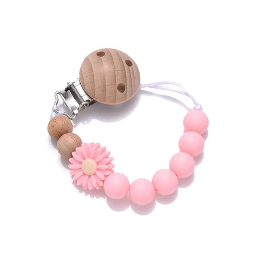 Baby Schnullerkette Buche Holz - Meloni2