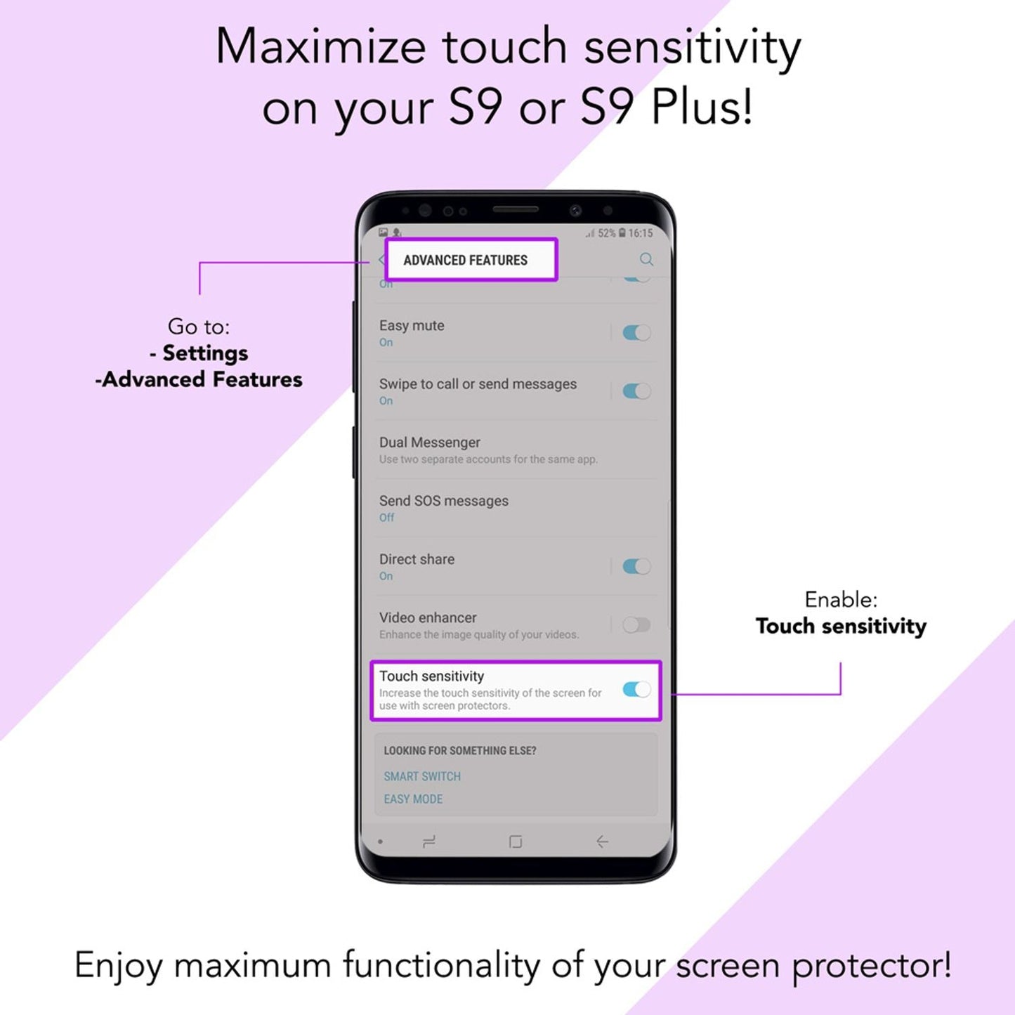 NALIA 360° Hülle für Samsung Galaxy S9 Plus – Vorne & Hinten Schutz – 360GUARD (Full-Body Case) – Marke aus Berlin