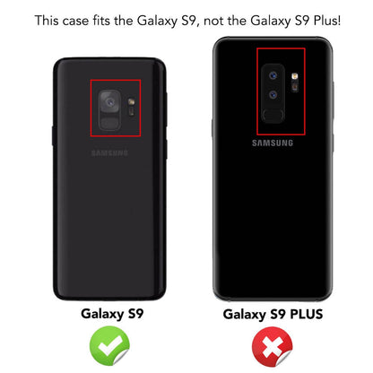 NALIA Handyhülle kompatibel mit Samsung Galaxy S9, Slim Silikon Motiv Case Crystal Schutzhülle Dünn Durchsichtig, Etui Handy-Tasche Back-Cover Transparent Bumper