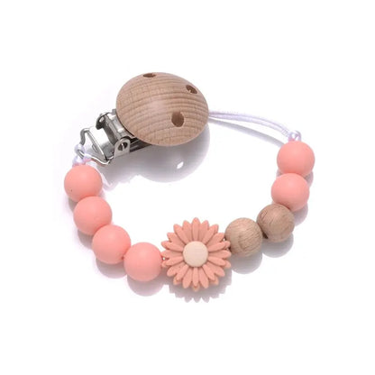 Baby Schnullerkette Buche Holz - Meloni2