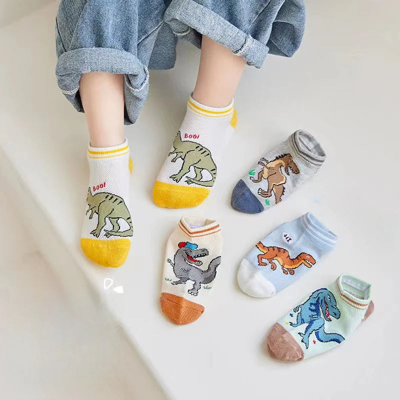 5 Paar Socken mit Dinos - Meloni2