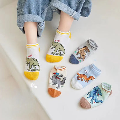 5 Paar Socken mit Dinos - Meloni2