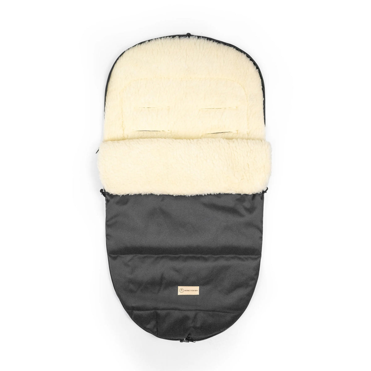 Winter footmuff, water-repellent, with merino wool lining - stroller