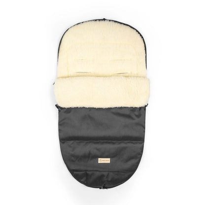 Winter footmuff, water-repellent, with merino wool lining - stroller