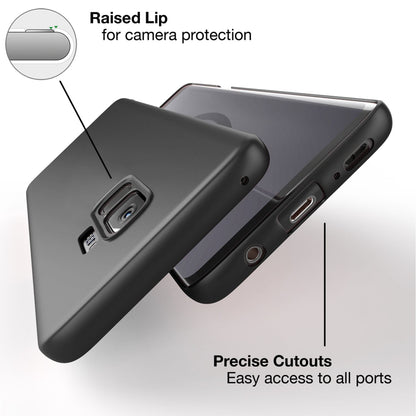 NALIA Ultra Slim Hardcase für Samsung Galaxy S9 – Anti-Fingerabdruck & 0.5mm Dünn – PUREFIT (Matt & Leicht) – Marke aus Berlin