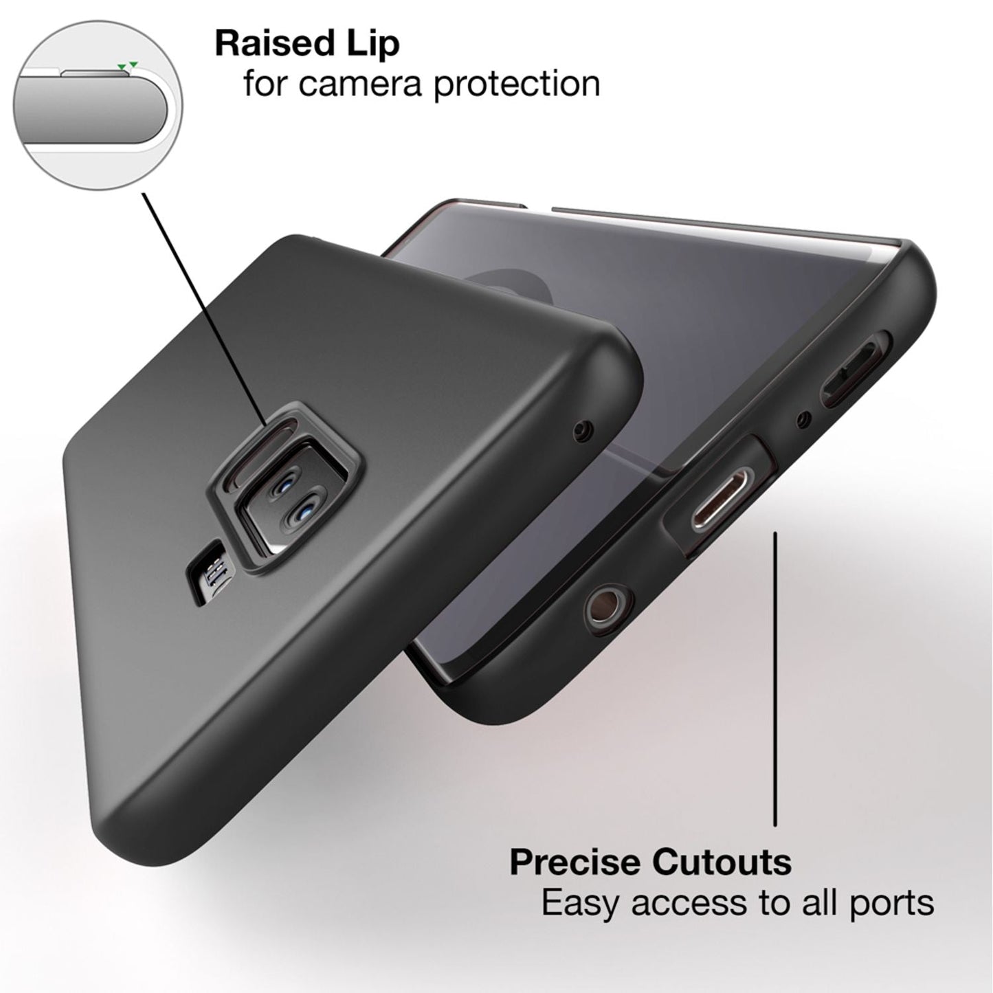 NALIA Ultra Slim Hardcase für Samsung Galaxy S9 Plus – Anti-Fingerabdruck & 0.5mm Dünn – PUREFIT (Matt & Leicht) – Marke aus Berlin