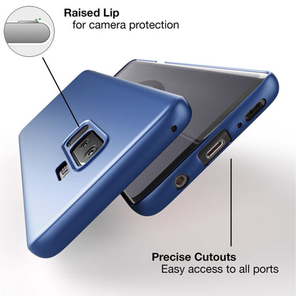 NALIA Ultra Slim Hardcase für Samsung Galaxy S9 Plus – Anti-Fingerabdruck & 0.5mm Dünn – PUREFIT (Matt & Leicht) – Marke aus Berlin