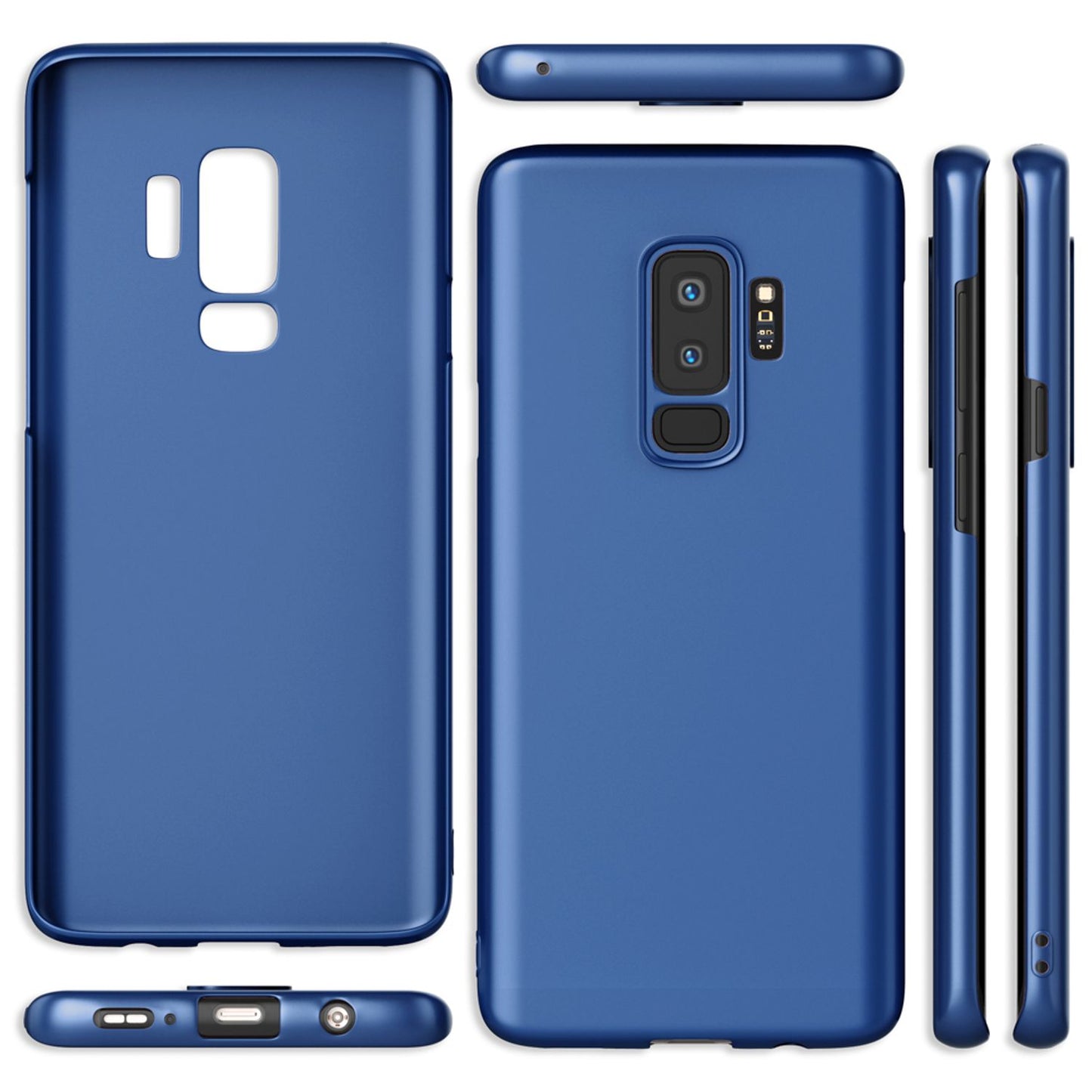 NALIA Ultra Slim Hardcase für Samsung Galaxy S9 Plus – Anti-Fingerabdruck & 0.5mm Dünn – PUREFIT (Matt & Leicht) – Marke aus Berlin