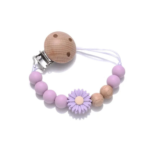 Baby Schnullerkette Buche Holz - Meloni2