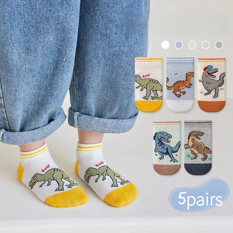 5 Paar Socken mit Dinos - Meloni2