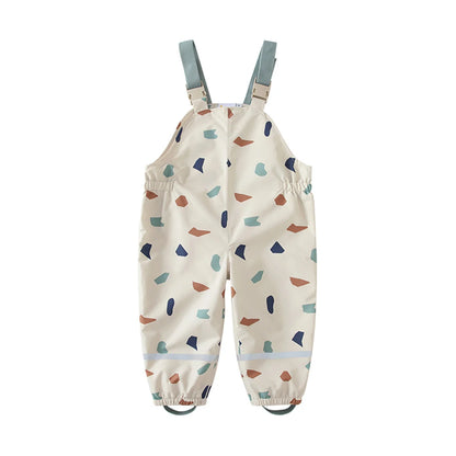 Wasserdichte Regen Hose Baby Overalls Jungen Mädchen - Meloni2