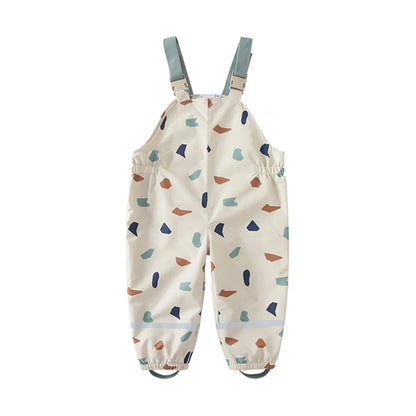 Wasserdichte Regen Hose Baby Overalls Jungen Mädchen - Meloni2