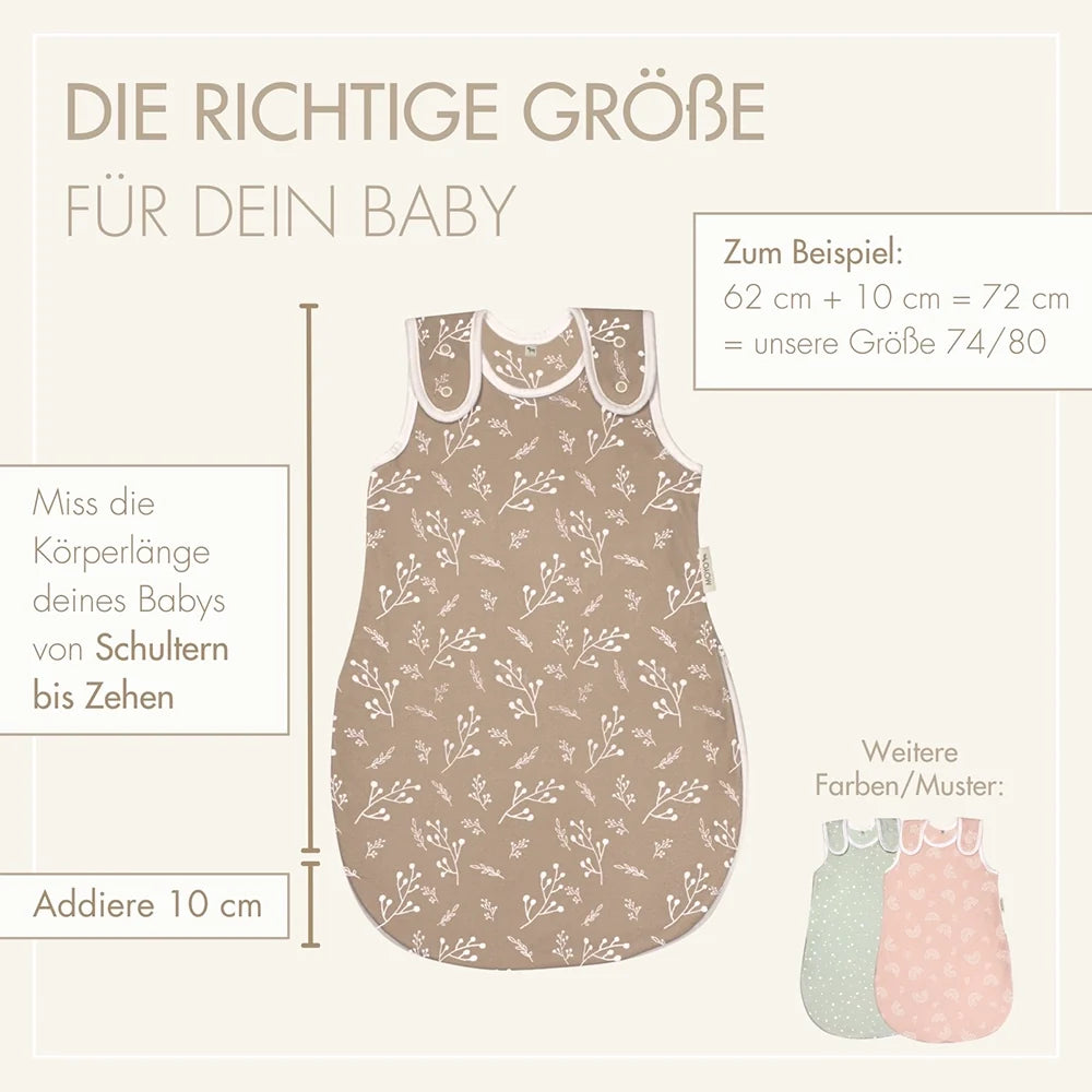 Schlafsack Rund Raschelnde Zweige Taupe