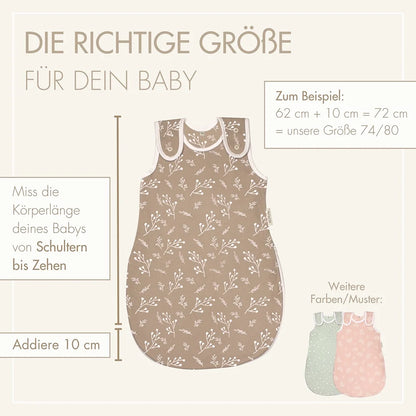 Schlafsack Rund Raschelnde Zweige Taupe