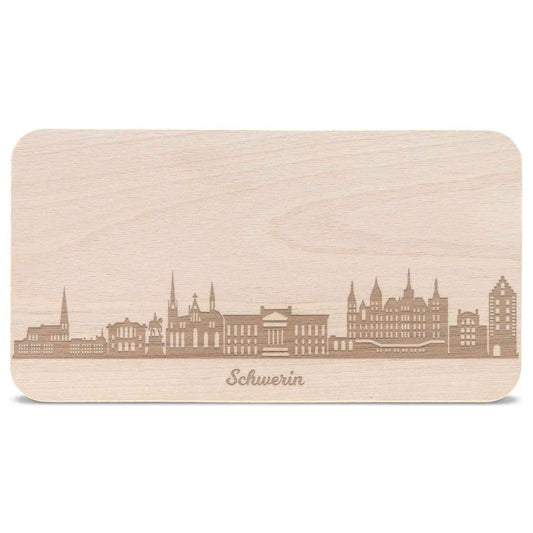 Frühstücksbrettchen Skyline Schwerin