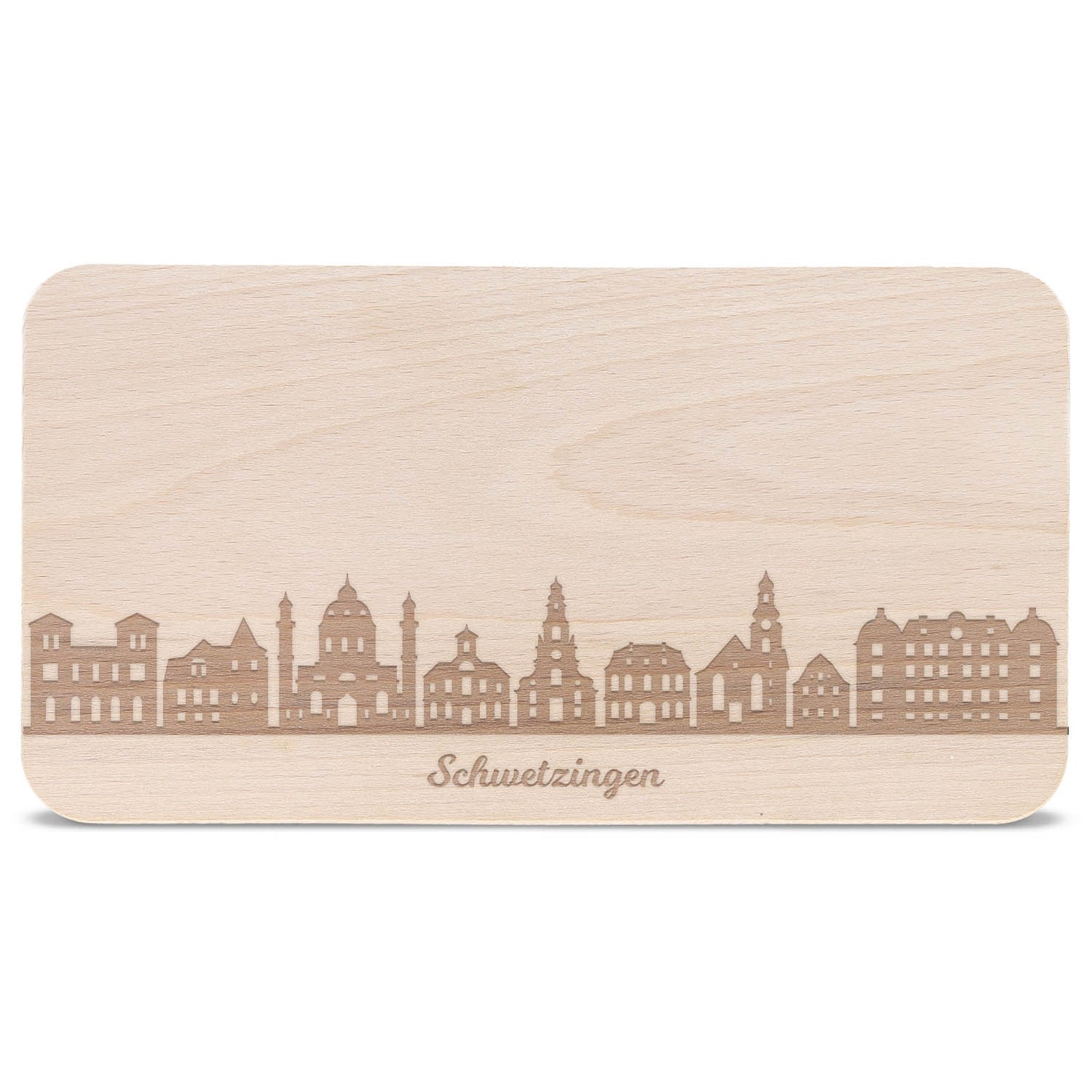 Frühstücksbrettchen Skyline Schwetzingen