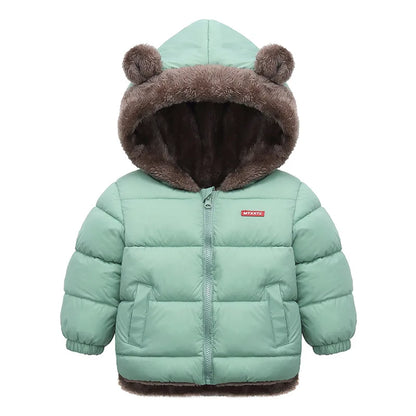 Baby Jungen Mädchen Jacke mit Kapuze Baumwolle - Meloni2