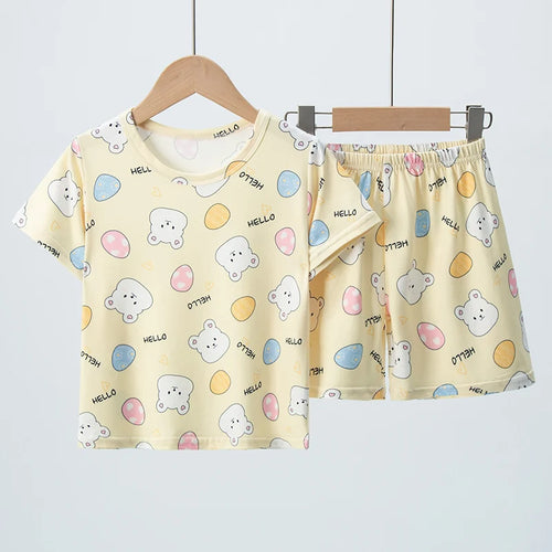 2-teilig Kinder Outfit Dinosaurier Kurz