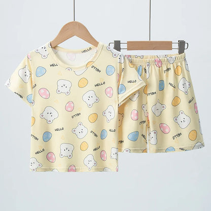 2-teilig Kinder Outfit Dinosaurier Kurz - Meloni2