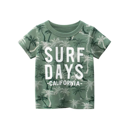 Kinder T-Shirt für Jungen Mädchen Kinder Shirts Baby Kurzarm - Meloni2