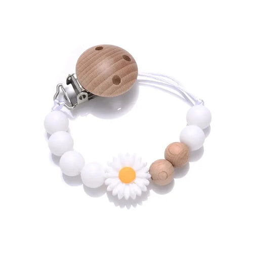 Baby Schnullerkette Buche Holz - Meloni2