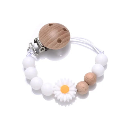 Baby Schnullerkette Buche Holz - Meloni2