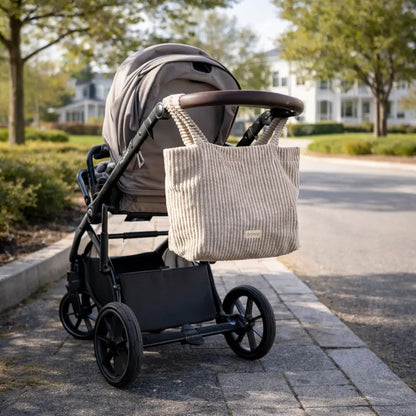 Mom Bag Cord – Shopper für den Kinderwagen