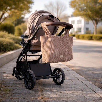 Mom Bag Cord – Shopper für den Kinderwagen