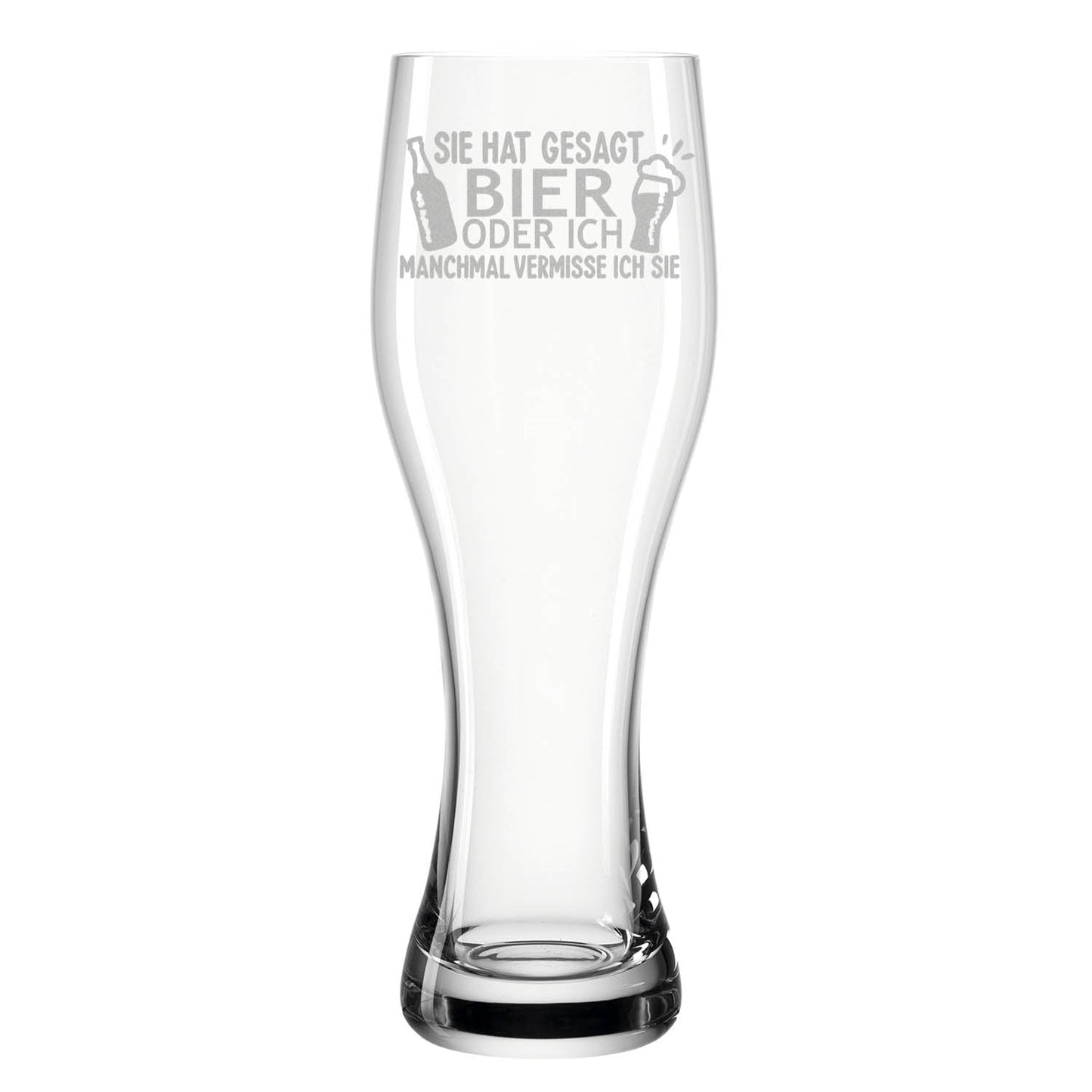 Leonardo Weizenglas "Sie hat gesagt Bier oder ich"