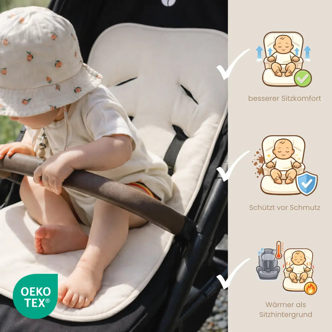 Sitzauflage Bio-Baumwolle – nachhaltig & universal District for Kids