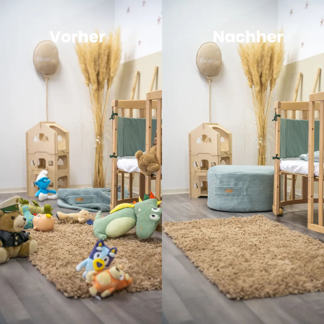 Sitzsack Cord – mit Stauraum, Hide & Seat