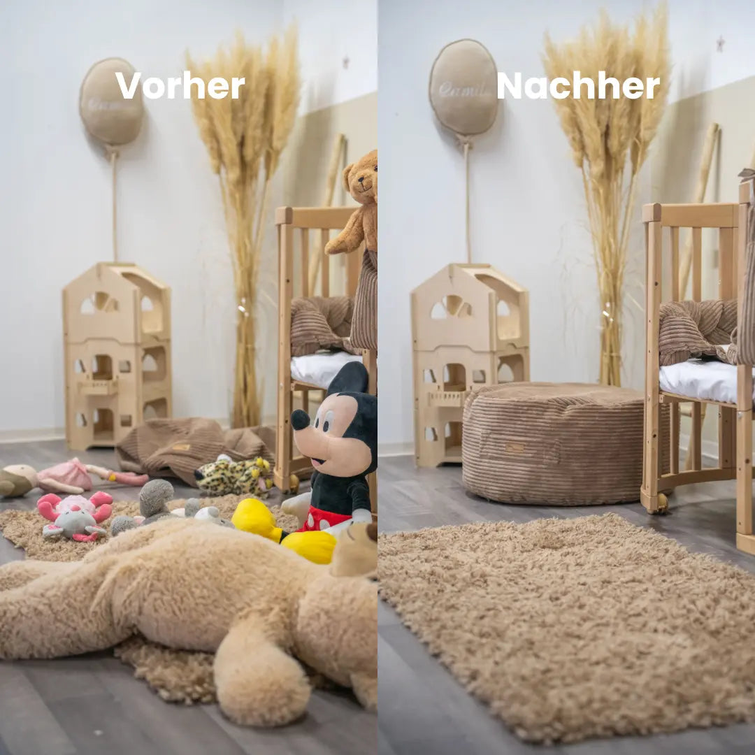 Sitzsack Cord – mit Stauraum, Hide & Seat