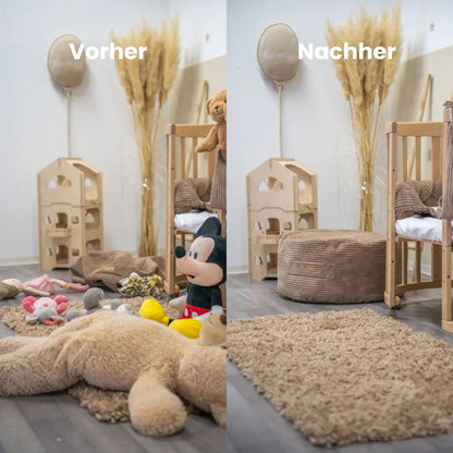 Sitzsack Cord – mit Stauraum, Hide & Seat