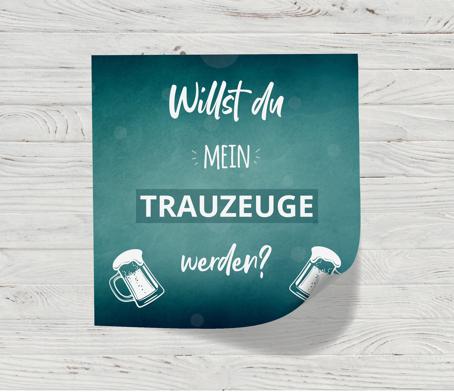Flaschenetikett Trauzeuge - Geschenk für den Trauzeugen