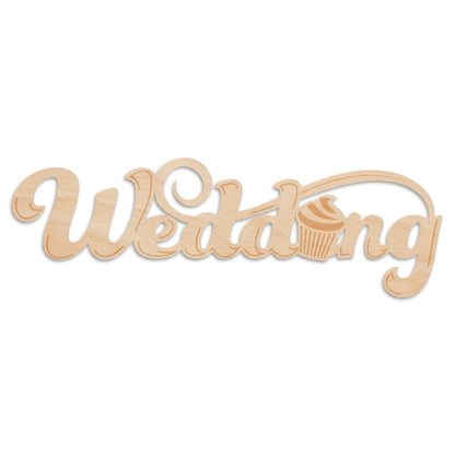 Großes "Wedding" Holzschild