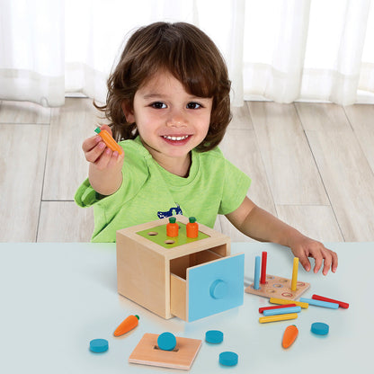 Montessori Educational Box, 13-18 Monate, 6-in-1, Lernspielzeug für Kleinkinder