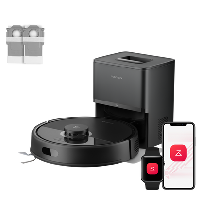 Roborock Q7 L5+ Set Saug- und Wischroboter mit Auto-Entleerungsstation mit zwei zusätzlichen Staubbeuteln
