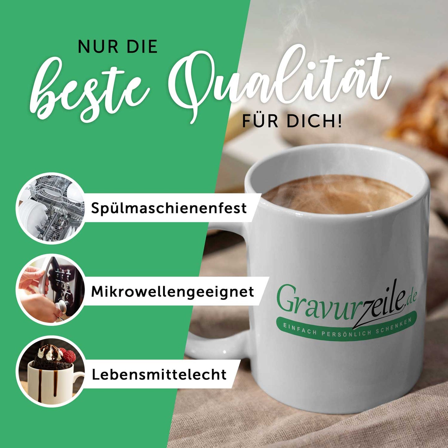 Bedruckte Tasse mit eigenem Foto